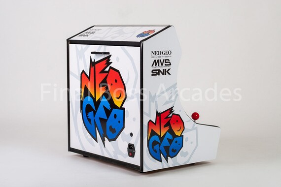 Bartop Arcade Cabinet Artwork Graphics - Neogeo White Theme Bartop Arcade Cabinet Artwork Graphics - Neogeo White Theme