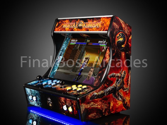 Borne d’arcade bartop 2 joueurs 6296 jeux WEB – 56 x 50 x 66 cm