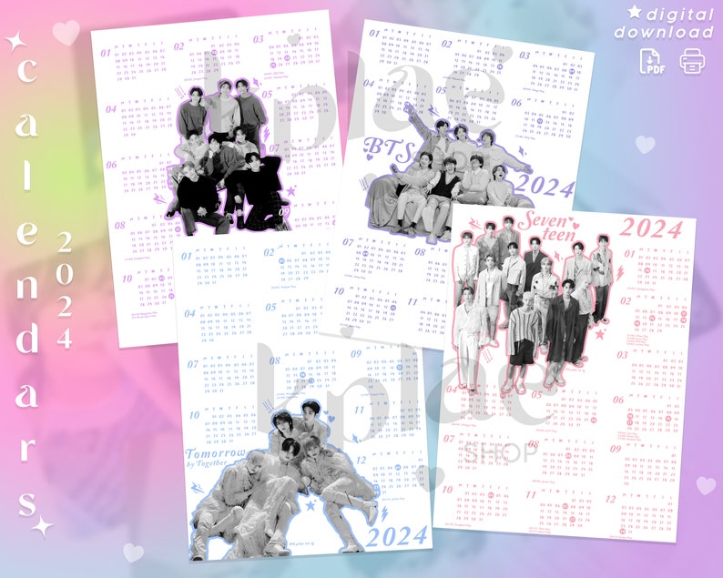 STRAY KIDS CALENDAR 2024 Stray Kids Skz Calendar, Wall Calendar, Kpop