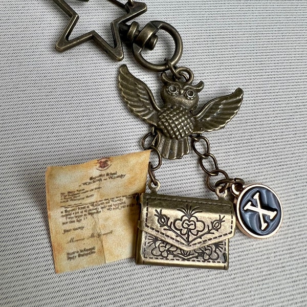 Personalized Owl Delivered Letter Keychain