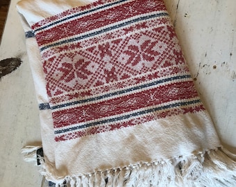 Manta de algodón tribal vintage de Ralph Lauren