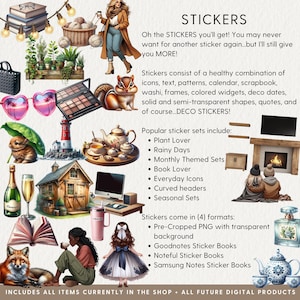 Digital Planner 2026 Stickers Customizable Whole Shop Bundle image 5