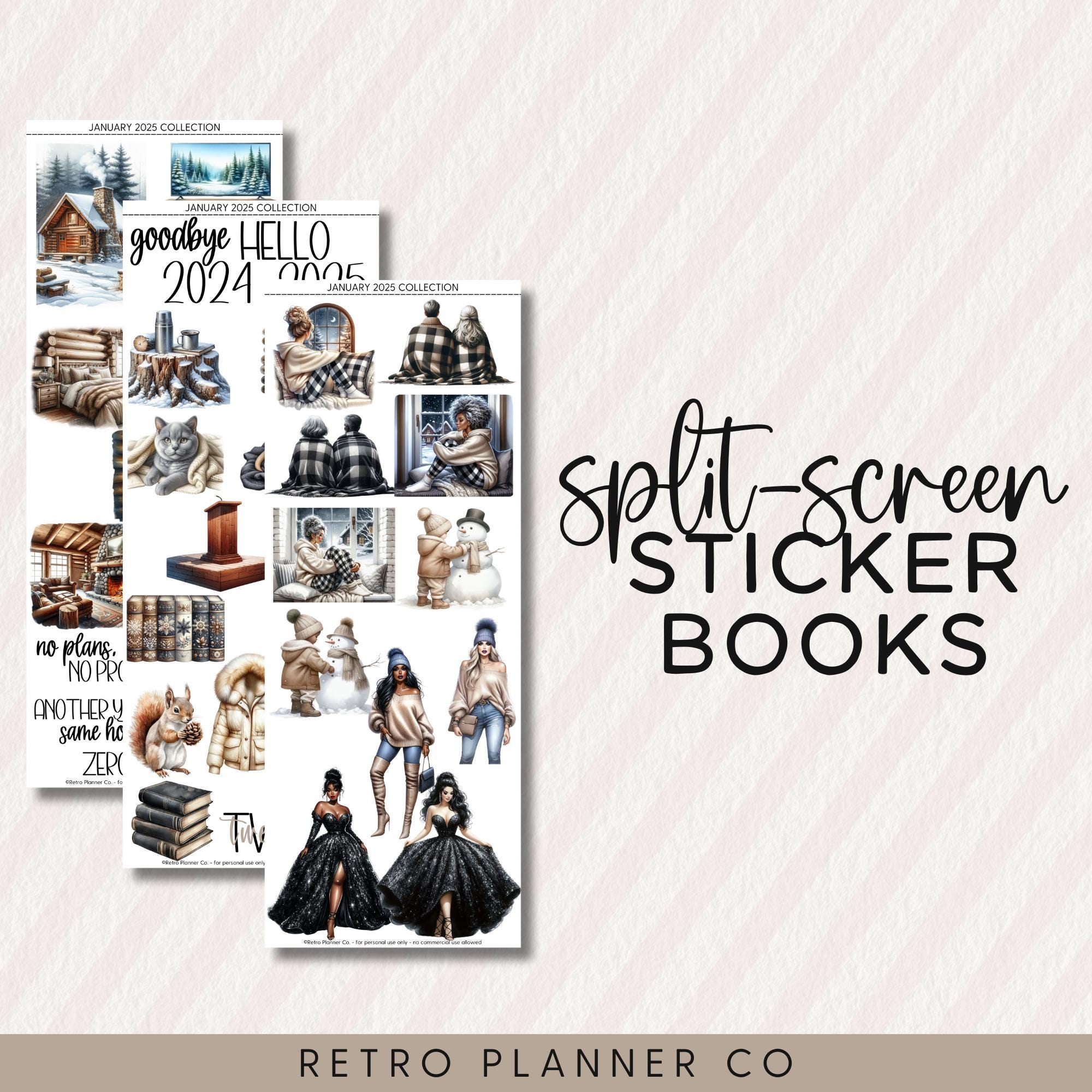 JANUARY DIGITAL STICKERS Noteful Goodnotes Samsung Notes Png New Year ...