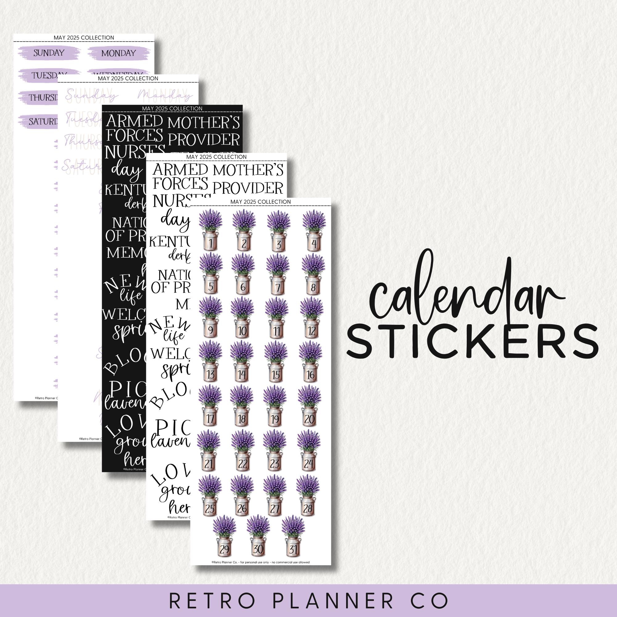 May DIGITAL PLANNER STICKERS, Goodnotes Noteful Samsung Notes Png ...