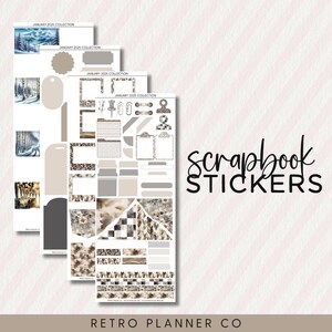 JANUARY DIGITAL STICKERS Noteful Goodnotes Samsung Notes Png New Year ...