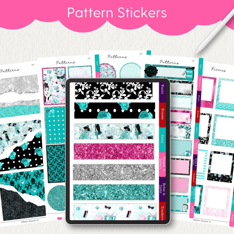 AUDREY DIGITAL STICKERS, Goodnotes Noteful Png Samsung Notes Digital ...