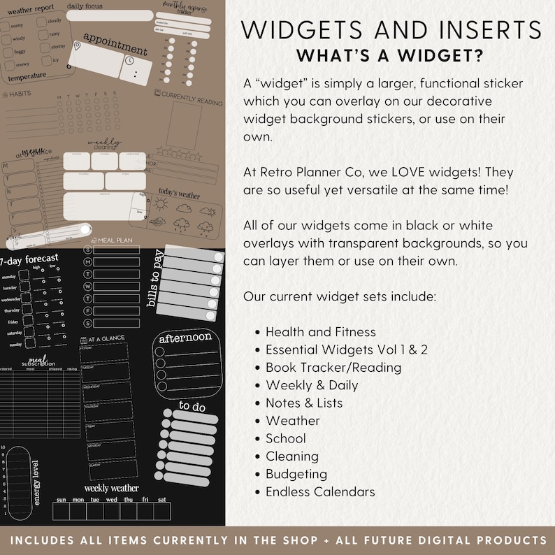 Digital Planner 2026 Stickers Customizable Whole Shop Bundle image 6