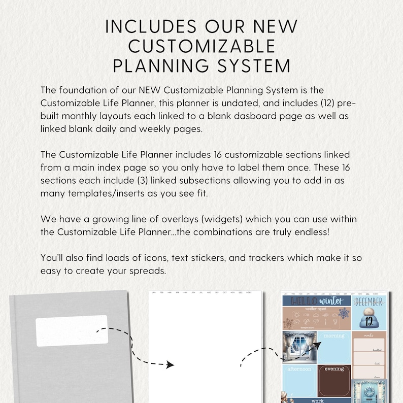 Digital Planner 2026 Stickers Customizable Whole Shop Bundle image 4