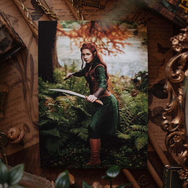 Tauriel, The Hobbit: Dagger Edition, Fantasy Fine Art Print