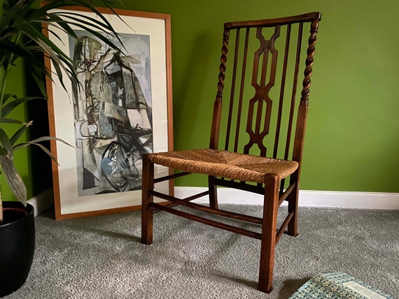 Antique fireside chair clearance