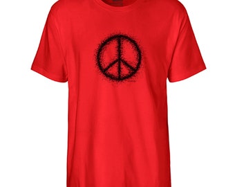 Herren T-Shirt | Motiv "Peace" | FairTrade | 100% Bio-BW und aus nachhaltiger Produktion