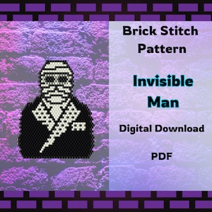 Invisible Man Brick Stichmuster