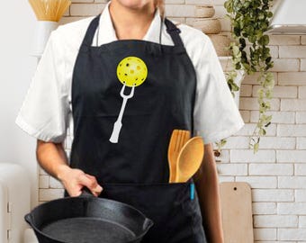 Pickleball Apron: Fun Chef Gift, 100% Cotton