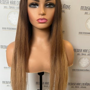 Balyage U-Part Wig - 100% human hair  - clip on wig
