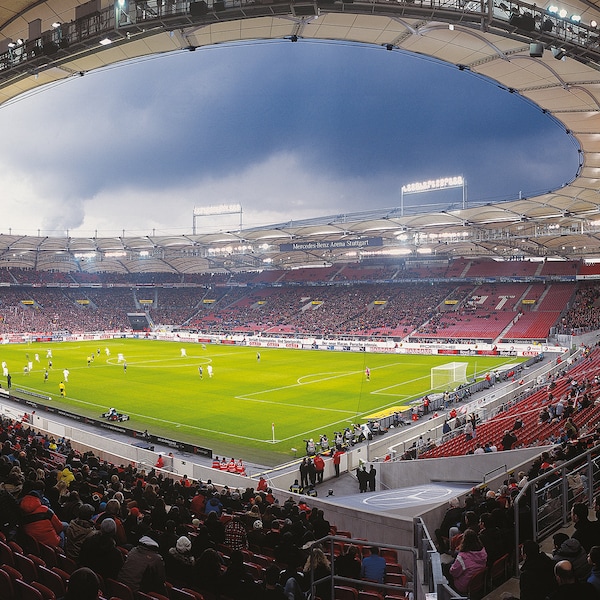 Stuttgart Stadium Panorama Poster – 85 x 34.7 cm – 120 x 50 cm – 240 x 100 cm – Panorama