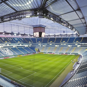 Stadiposter Frankfurt Flutlicht leer – 85 x 34,7 cm – 120 x 50 cm – 240 x 100 cm – Panorama