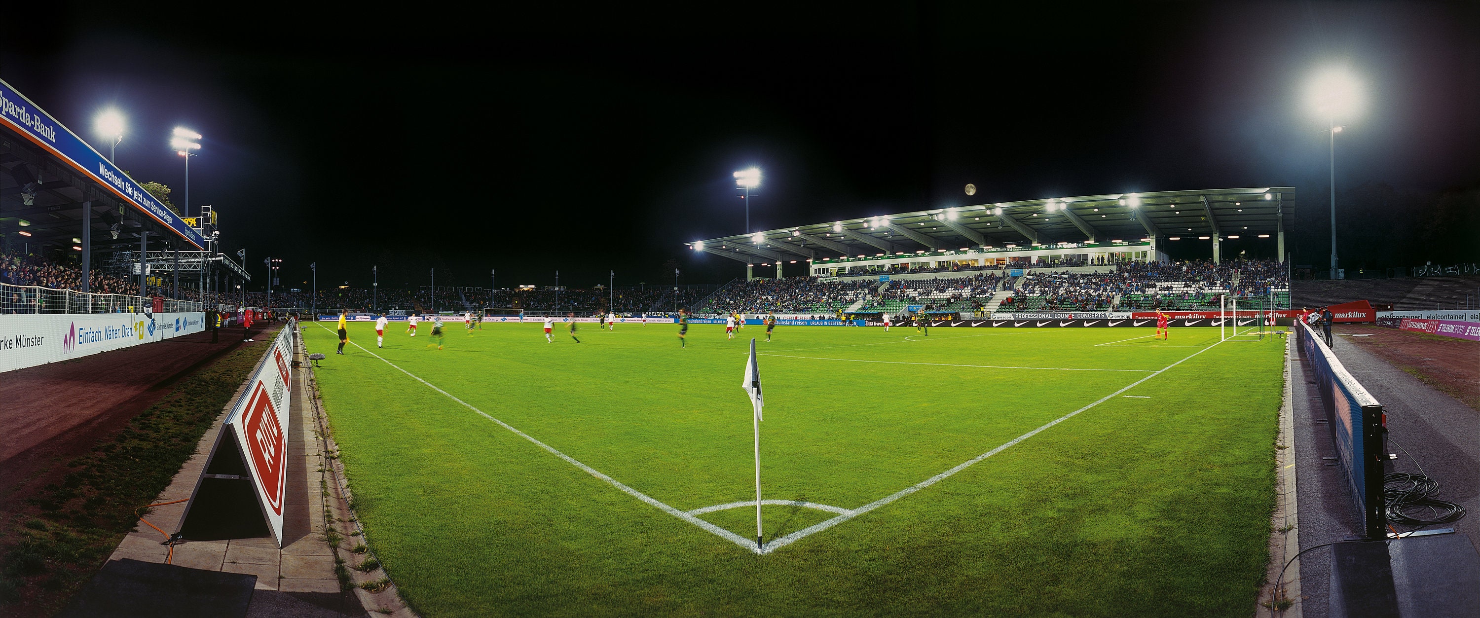 Münster stadium poster corner flag - 85 x 34.7 cm - 120 x 50 cm - 240 x 100 cm - panorama