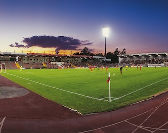 Stadionposter Oberhausen Panorama – 85 x 34,7 cm – 120 x 50 cm – 240 x 100 cm – Panorama