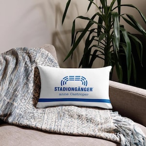 Cuscino per cartoline per frequentatori dello stadio Anne Castroper - PERSONALIZZAZIONE - 50 x 30 cm o 60 x 40 cm
