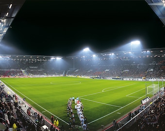 Millerntor Hamburg Stadionposter – 85 x 34,7 cm – 120 x 50 cm – 240 x 100 cm – Panorama