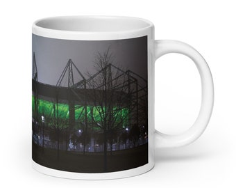 Mönchengladbach Stadium White, shiny mug