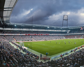 Poster Bremen Stadion – 85 x 34,7 cm – 120 x 50 cm – 240 x 100 cm – Panorama