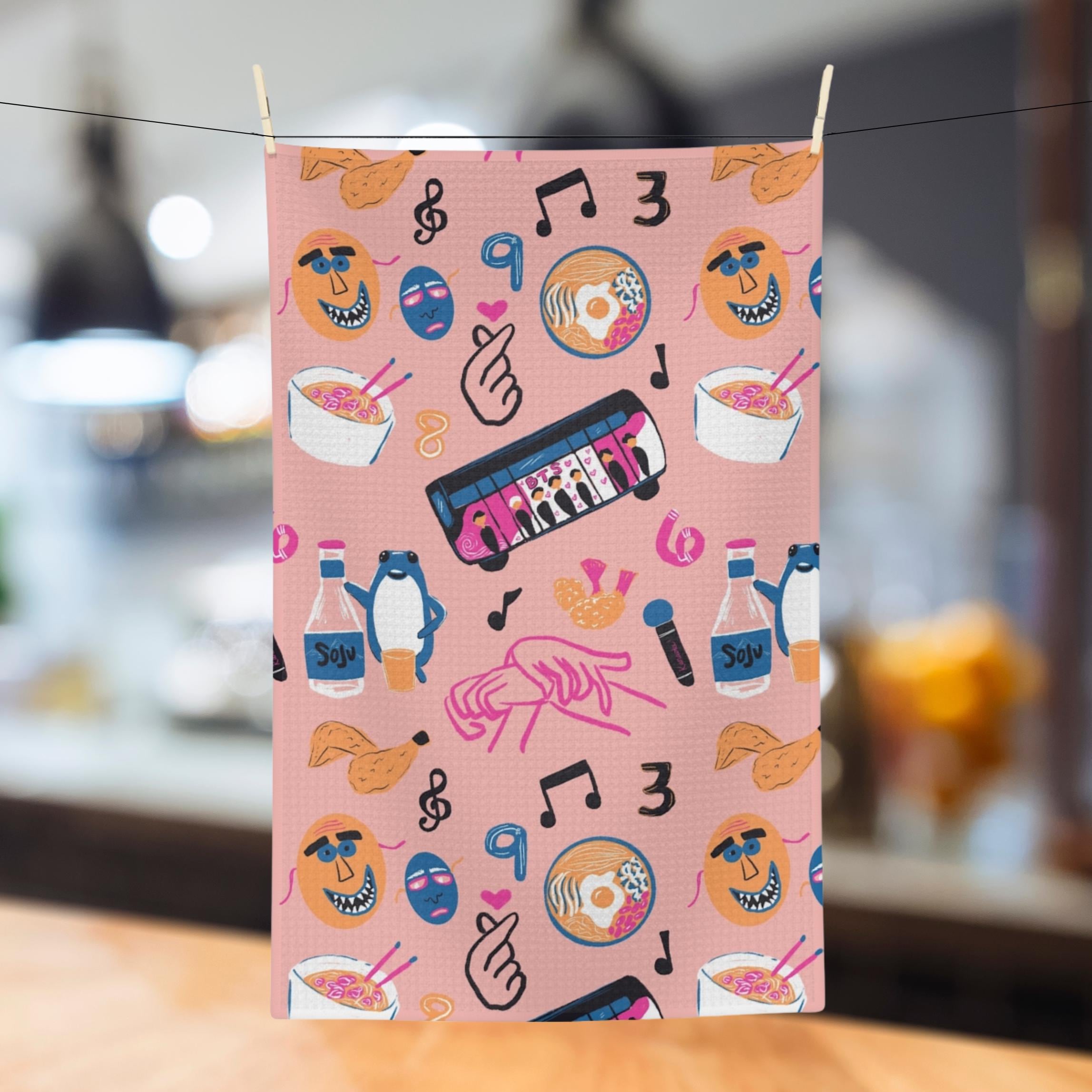 Bts Hand Towels - Etsy