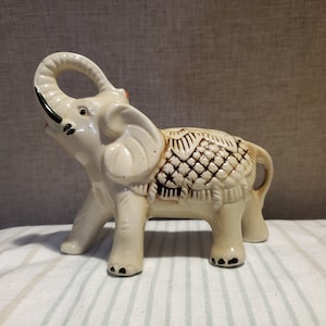 Vintage Ceramic Elephant made in Brazil
