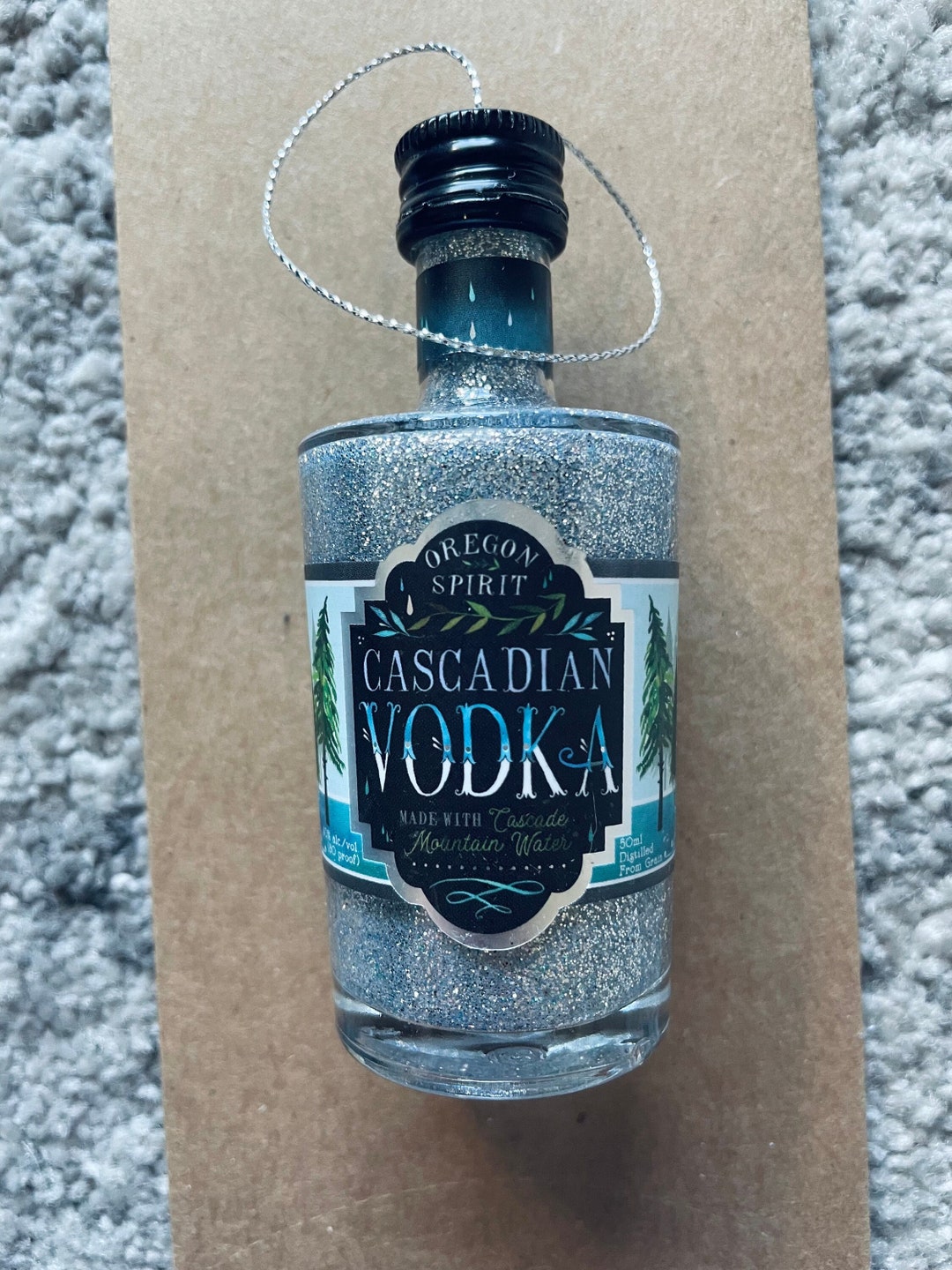 Mini Oregon Spirit Cascadian Vodka Liquor Shot Bottle Ornament Etsy