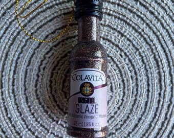 Mini Italian Colavita Original Glaze Bottle Ornament Hello Fresh