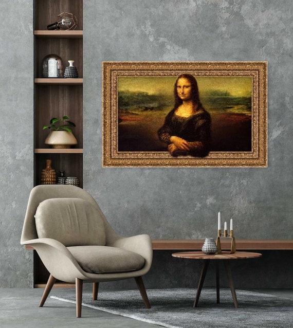Free Samsung Frame Tv Digital Deco Frame Included Mona Lisa Etsy