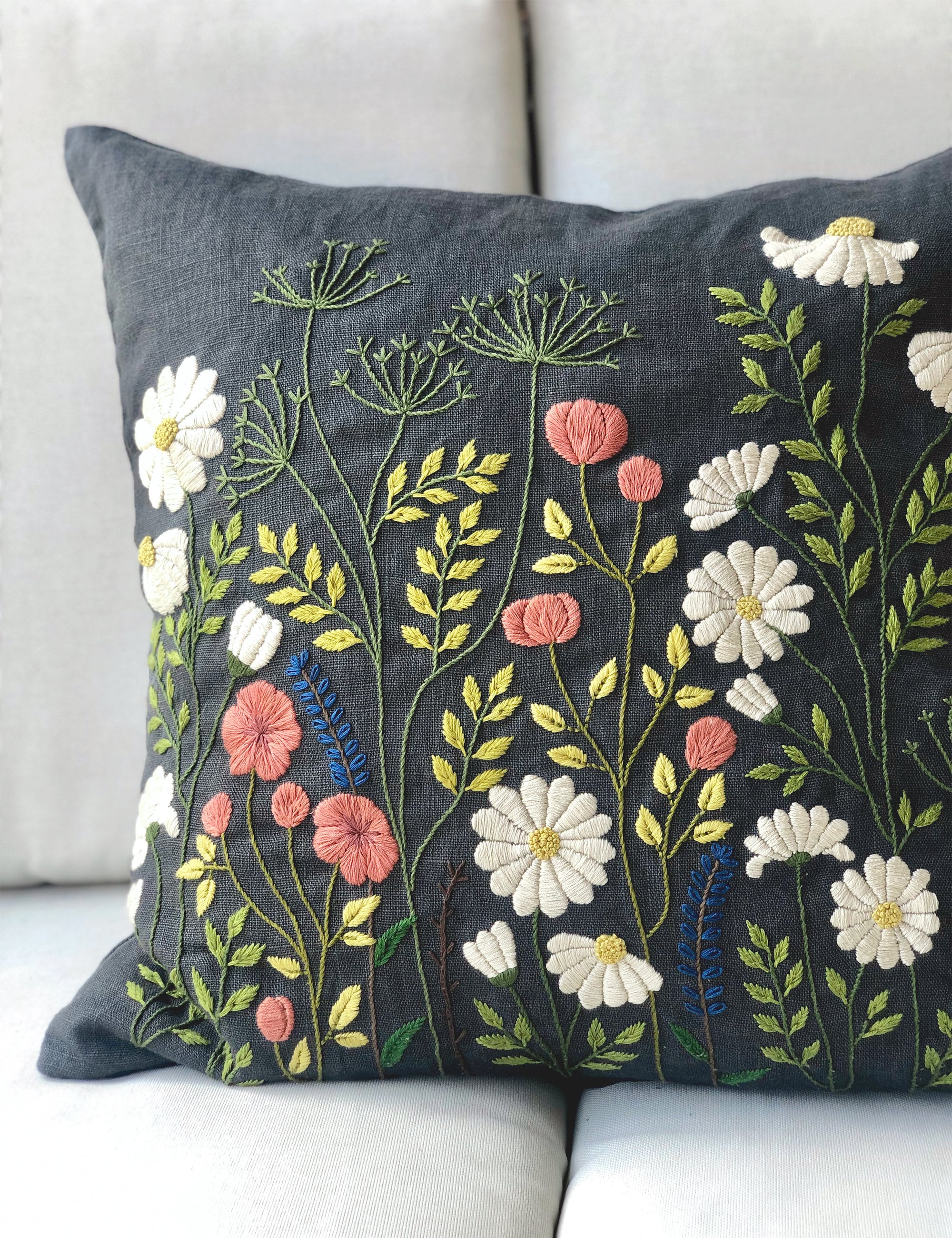 Embroidery Pattern – FLOWER PATCH – PDF Instant Download Hand ...