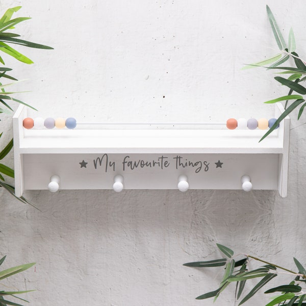 Shelf With Hooks Etsy