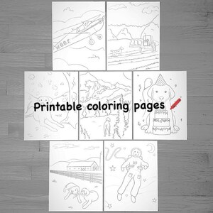 Printable dog coloring pages, for kids, teens, adults, dog lovers