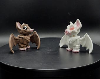 3D Printed Fidget Bat Mini – Flapping Wings, Tilting Head