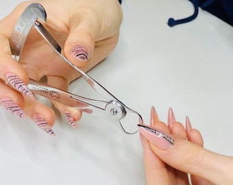 Nail thickness Measuring Tool for salon work artificial nail competition nail tool /high quality