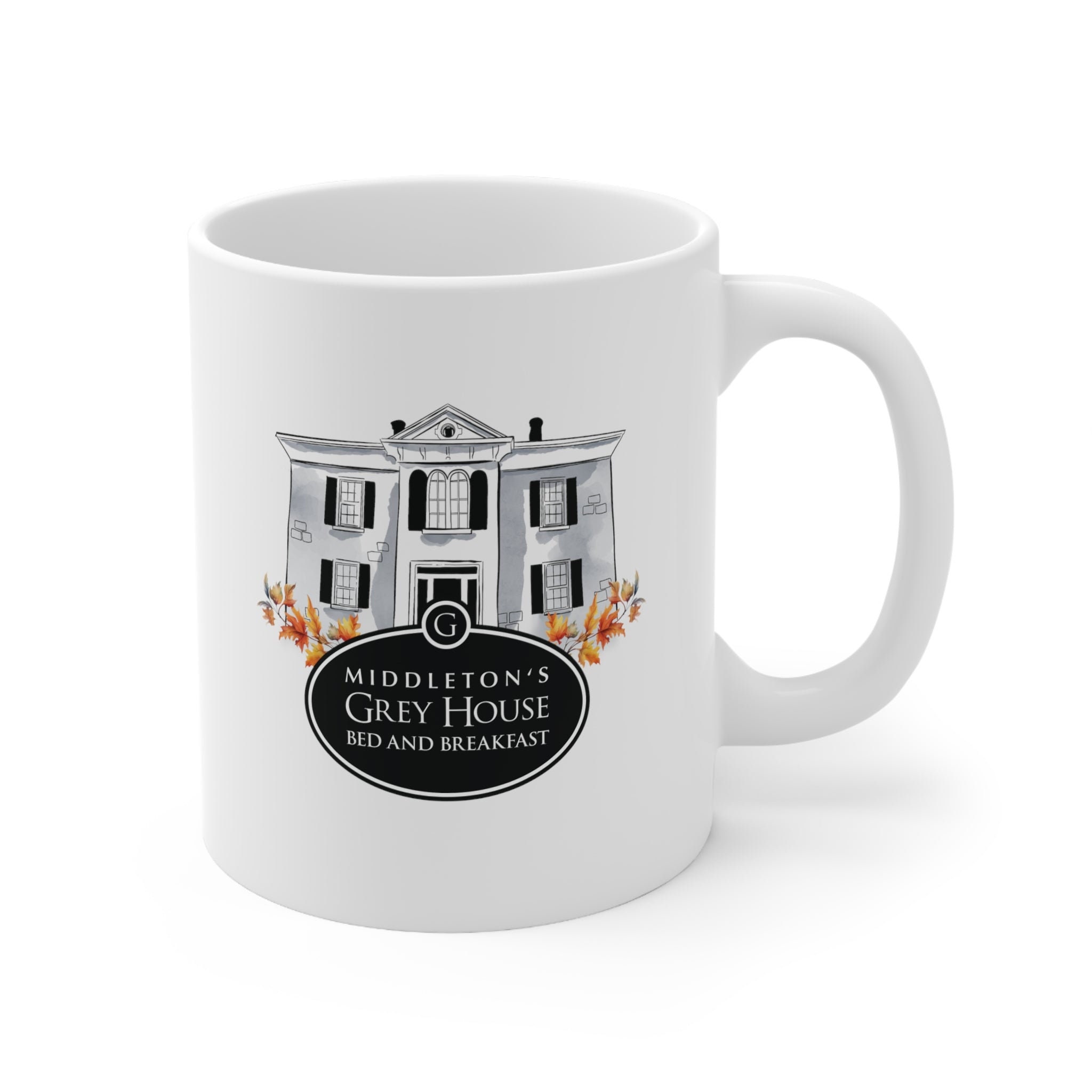 Good Witch Middleton's Grey House Bed and Breakfast Mug, 11oz Etsy