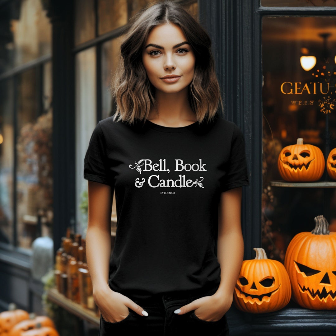 Good Witch Bell Book & Candle Shop Logo Tee Etsy