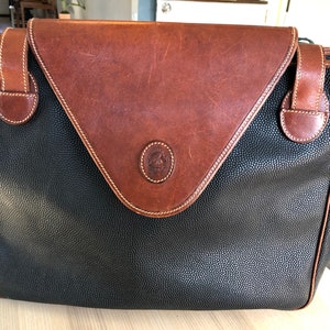 Vintage Michel Clo Italian Leather Tote - Etsy