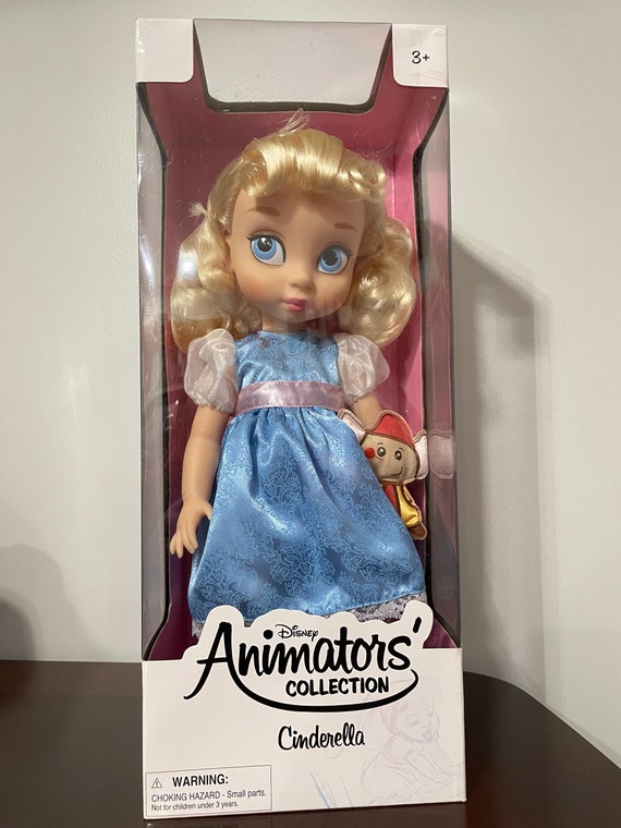 Disney Store Animators Princess 2011 Cinderella Doll 16 W/ Mouse Pet NRFB  1st Edition NEW 