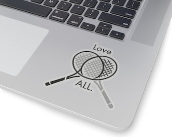Tennis Sticker Love All Tennis Decal Tennis Gift
