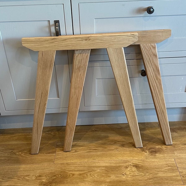 Tapered Oak Legs - Coffee Table, Desk or Dining Table