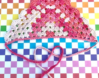 Strawberry Shortcake Crochet Bandana