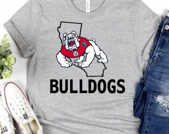 Fresno State University Bulldogs NCAA Established Tees T-Shirt