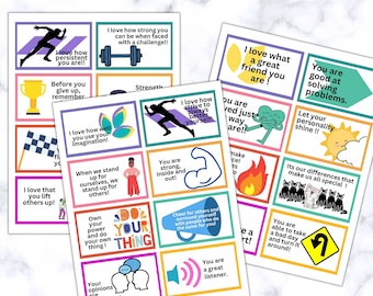 Lunch Box Notes, PDF Editable and Printable