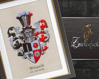 Realizzare uno stemma di famiglia, uno stemma personale dipinto a mano