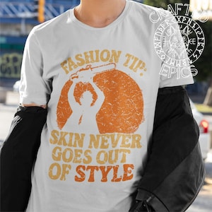 Consejo de moda de terror Camiseta unisex con estampado gráfico / Conjunto casual a la moda / Estilo geek chic