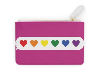 Mini Heart Clutch Bag