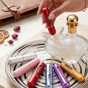 Portable Perfume Atomizer: "Your Peace, Your Scent" Travel Accessory image 7