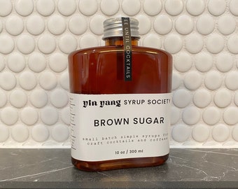 Brown Sugar Coffee & Cocktail Syrup - 10 oz / 300 ml